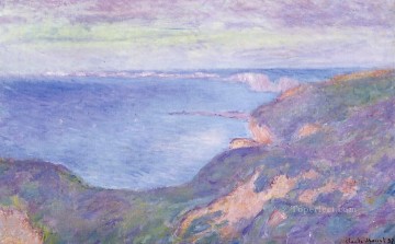  Claude Pintura - El acantilado cerca de Dieppe Claude Monet